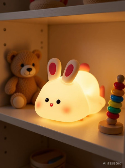FOBIXEN rabbit00002 Night Lamp (14 cm, rabbit)