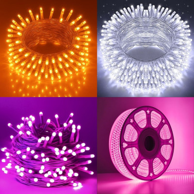 Woven 32 LEDs 7 m Multicolor Color Changing, Flickering Bulb Rice Lights (Pack of 1) (Copy)