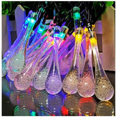PARTY BREEZE 16 LEDs 4 m Multicolor Color Changing Water Drop Rice Lights (Pack of 1)